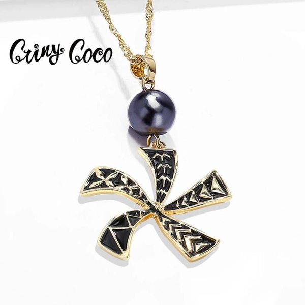 chains hawaiian vintage enamel flower chain necklaces trendy women's jewelry choker statement pendant necklace for women party, Silver
